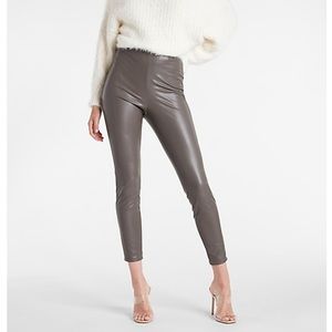 Express High Waisted Faux Leather Leggings